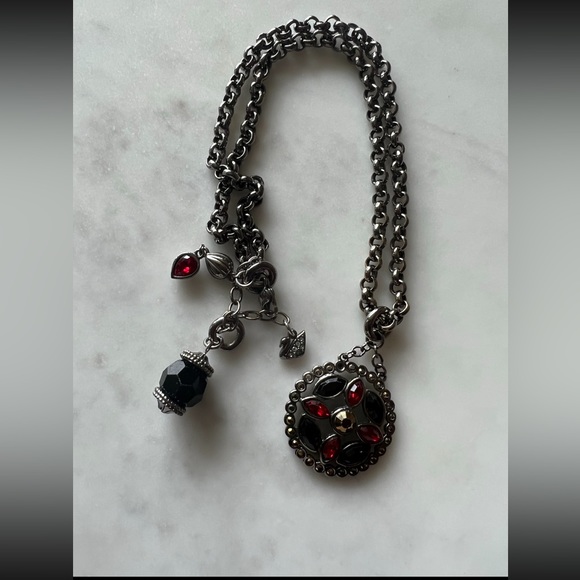 SWAROVSKI Necklace,swan signed-20inch - Picture 1 of 3